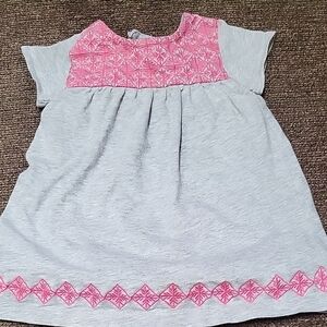 Carter's Pink and Gray One Piece